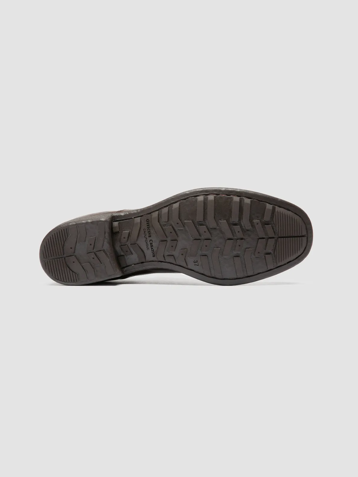CALIXTE 003 - Brown Leather Oxford Shoes Training Light