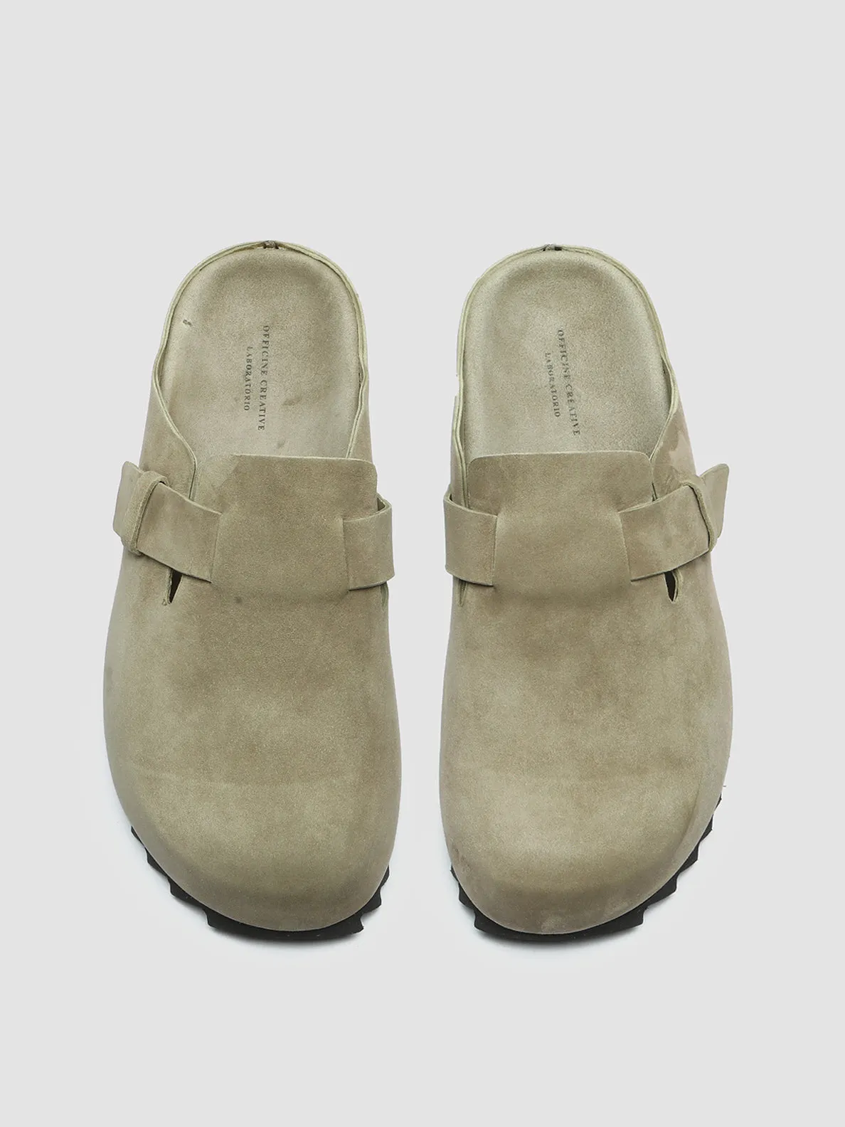 AGOR?? 004 - Taupe Suede slippers Maximum Stability Fit Flex