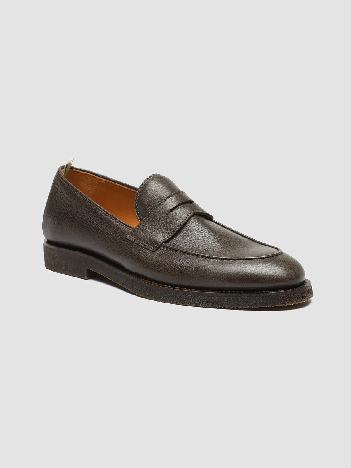 Adaptive piece Smart Chic OPERA FLEXI 101 - Brown Leather Penny Loafers