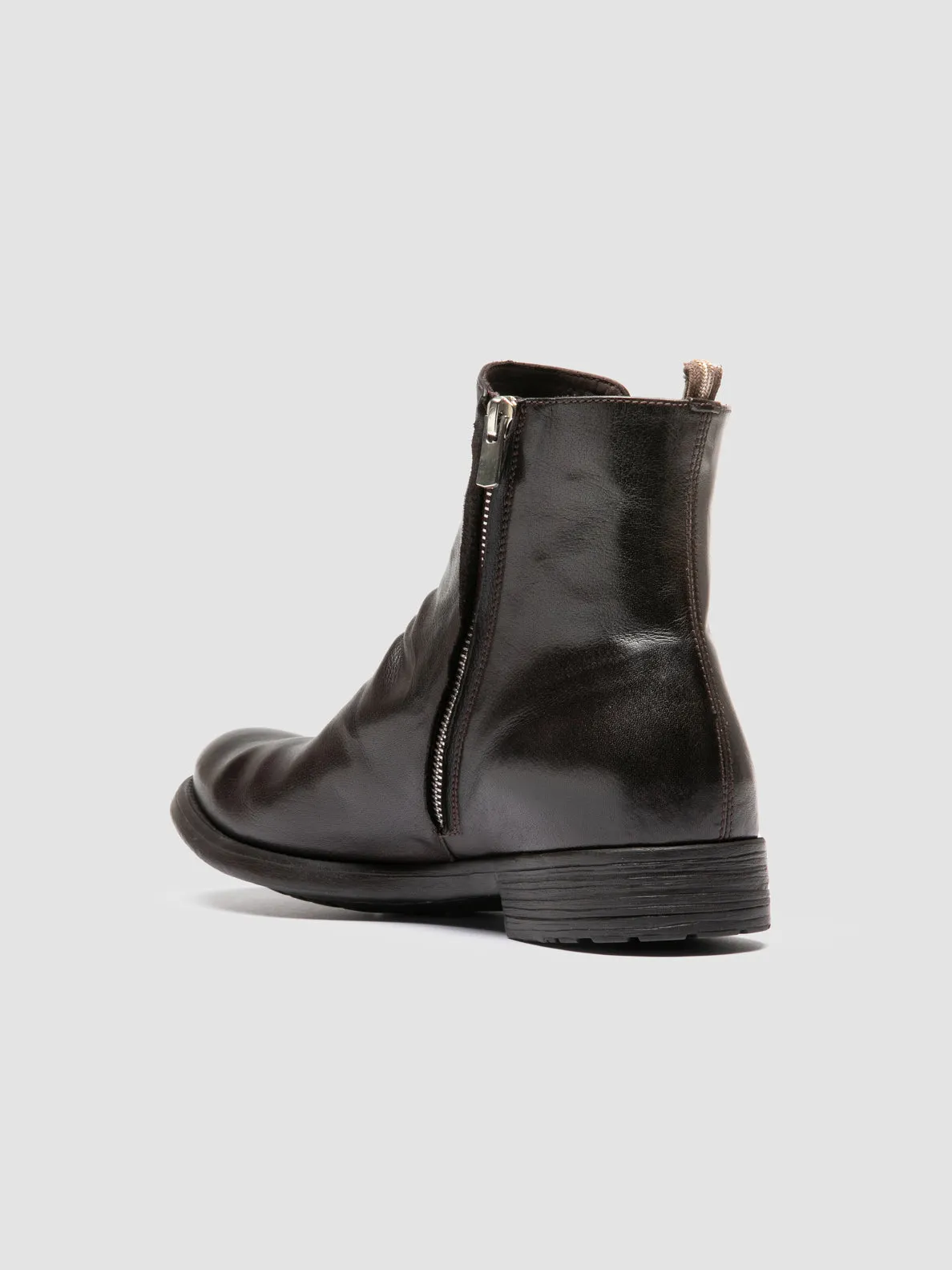 HIVE 036 - Brown Leather Ankle Boots Long Day Luxurious design