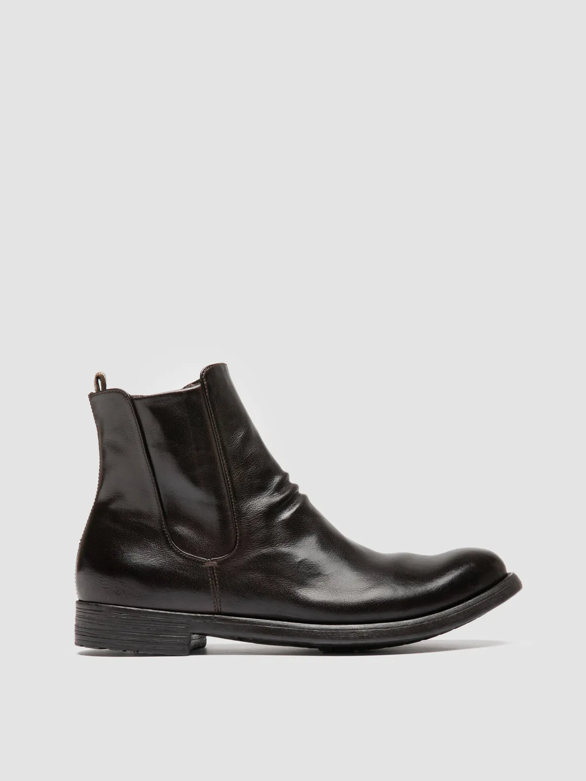 Ultra-soft breathability Chill Mode HIVE 036 - Brown Leather Ankle Boots