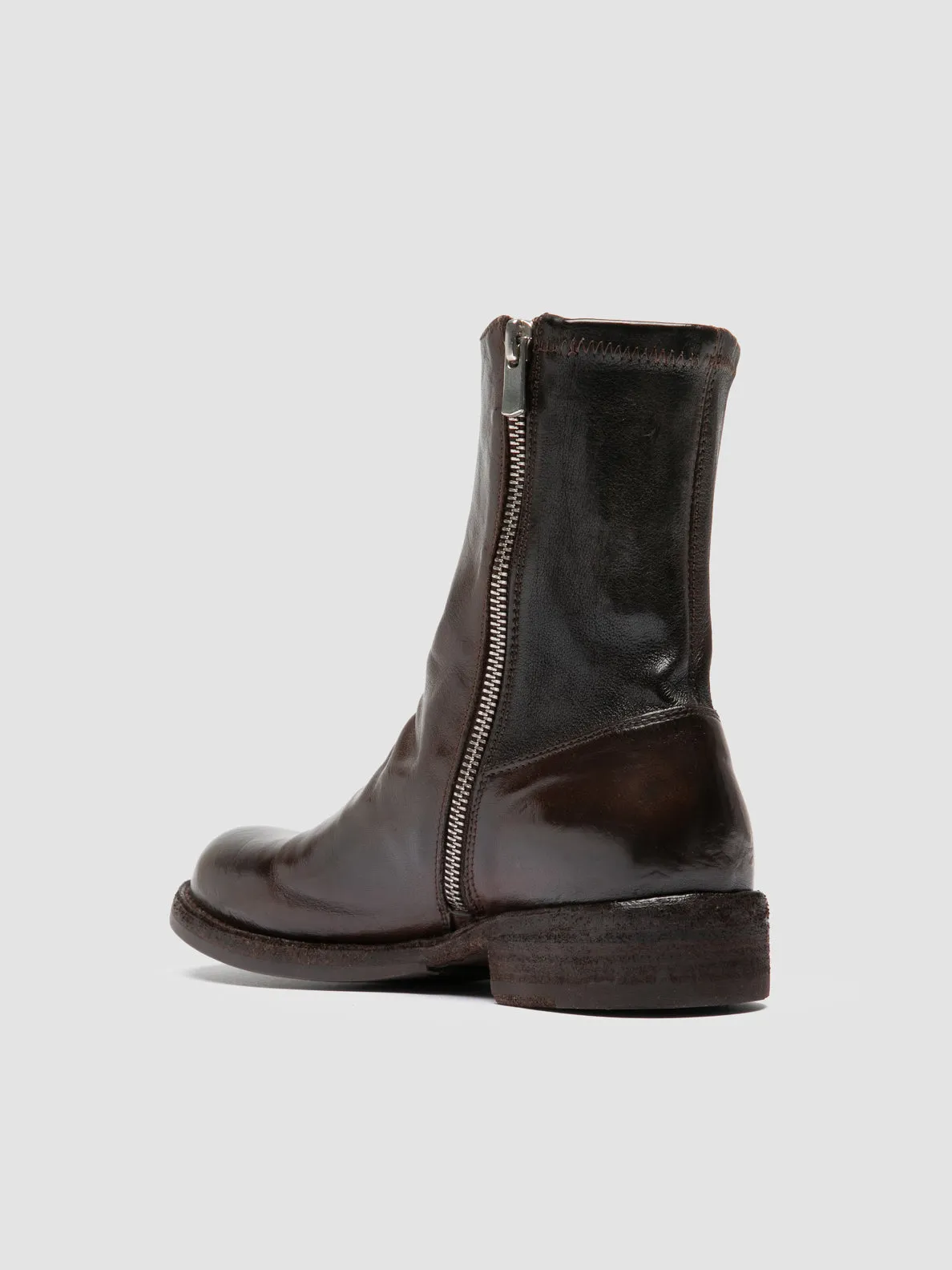 Fresh Daily Smooth Move LEGRAND 171 - Brown Leather Zipped Boots