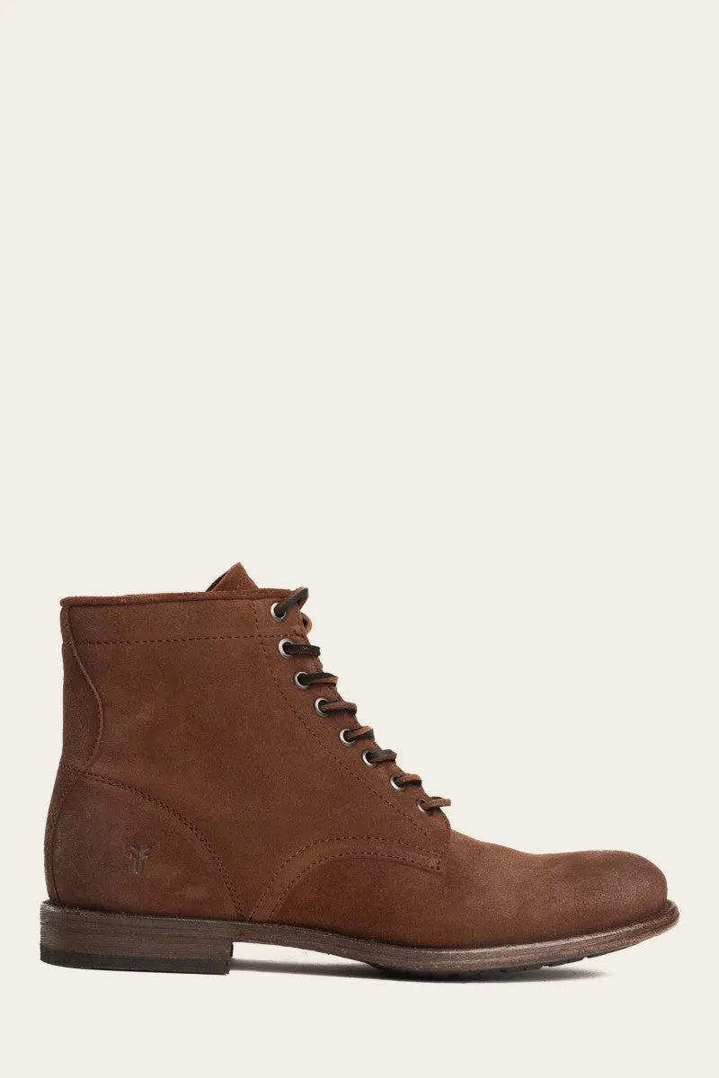 Tyler Lace Up Strong Stitching