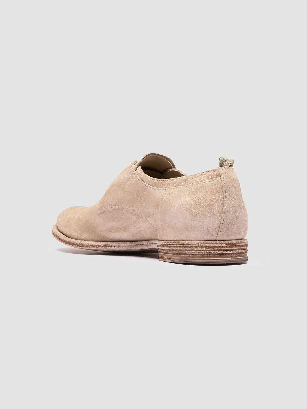 Leather Soles Smart Routine ARCHIVE 500 - Beige Suede Derby Shoes