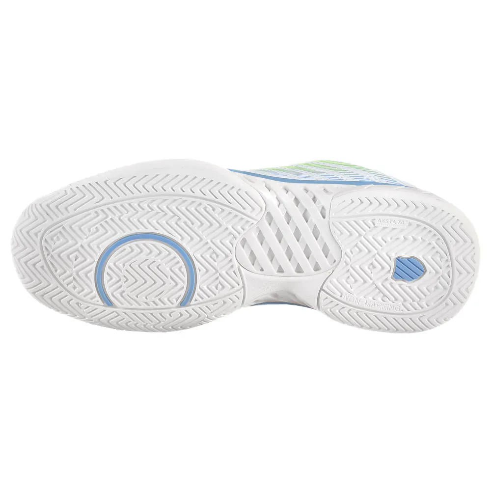 K-Swiss Women's Hypercourt Express 2 - Lucent White/Dutch Canal Speed Step Urban Path