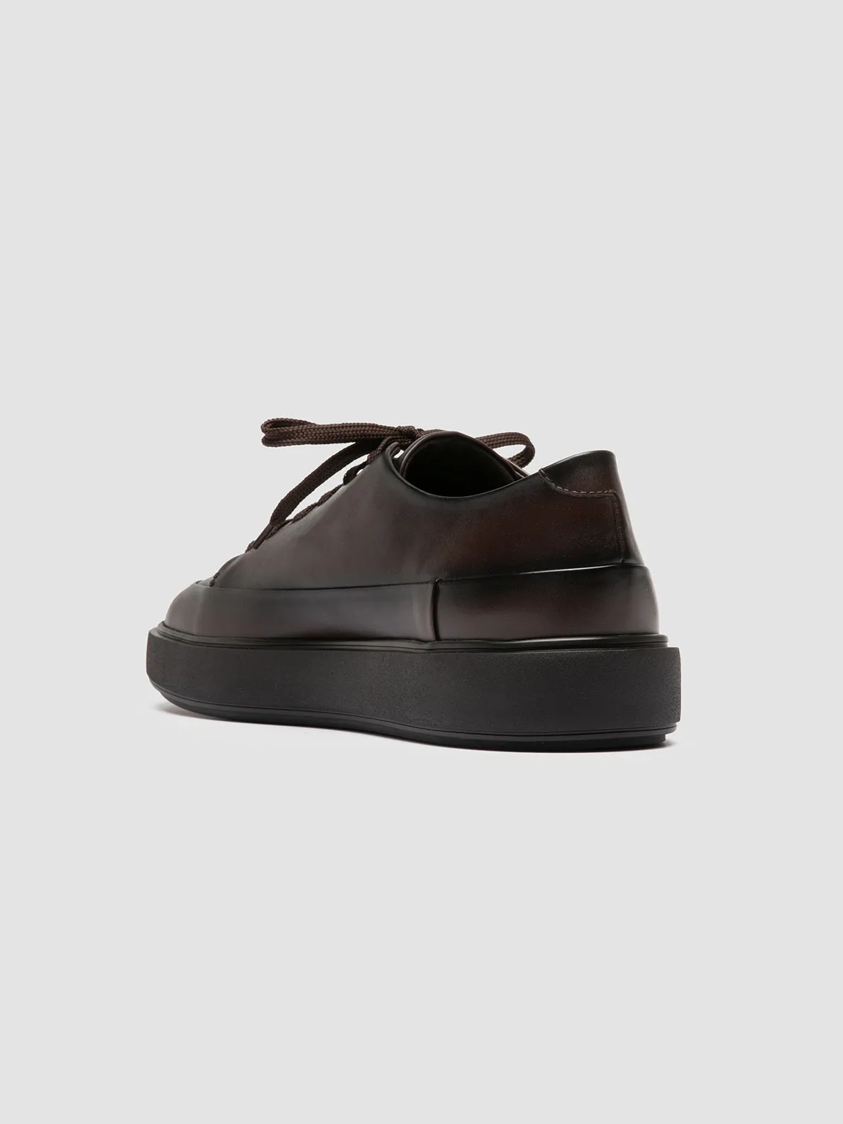 RELEASE 001 - Brown Leather Sneakers Eco Choice Stylish Design