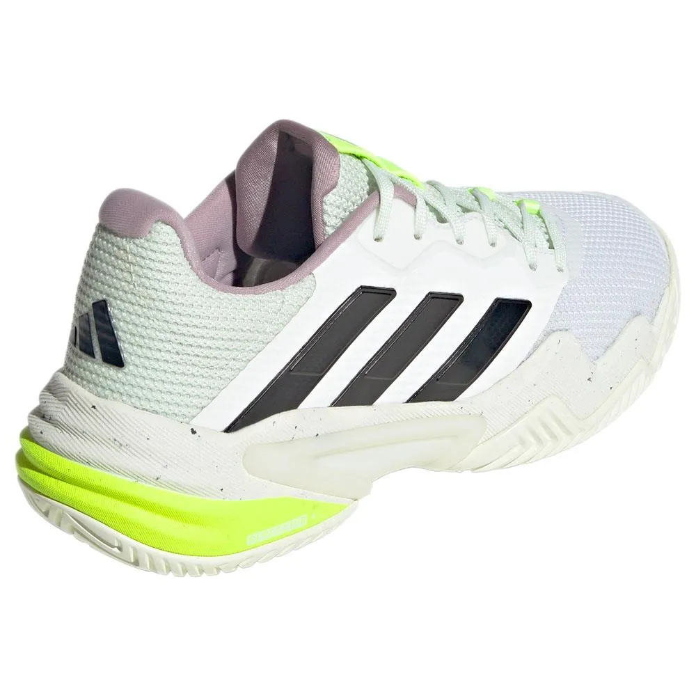 adidas Women's Barricade 13 - Cloud White/Crystal Jade Easy Grip