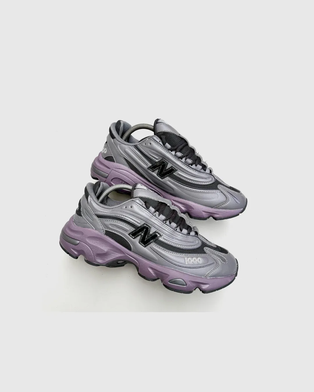 cushioned - footbed shoes ultramarathon New Balance 1000 'Magnet Plum Brown' Sneakers