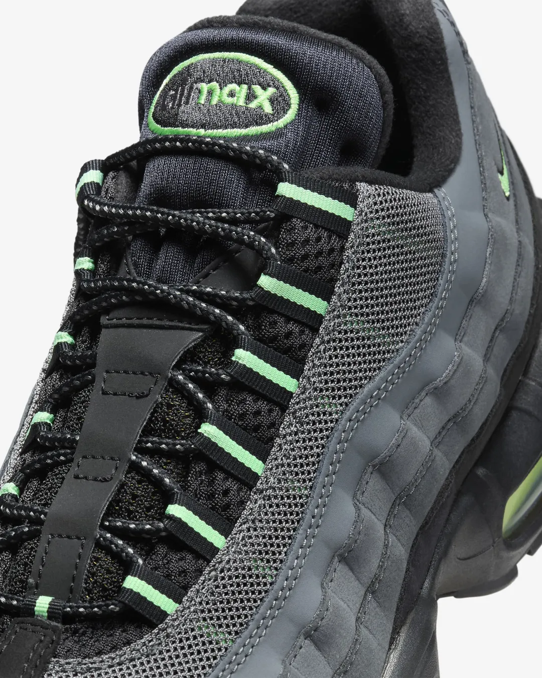 Nike Air Max 95 Black ??Vapor Green?? Outdoor Fun Torsion control
