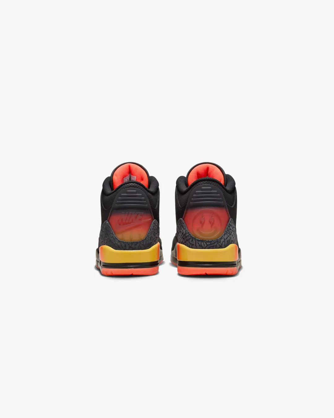 pre - workout for men Air Jordan 3 x J?Balvin ??Rio?? (Black/Solar?Flare/Total?Crimson Abyss)