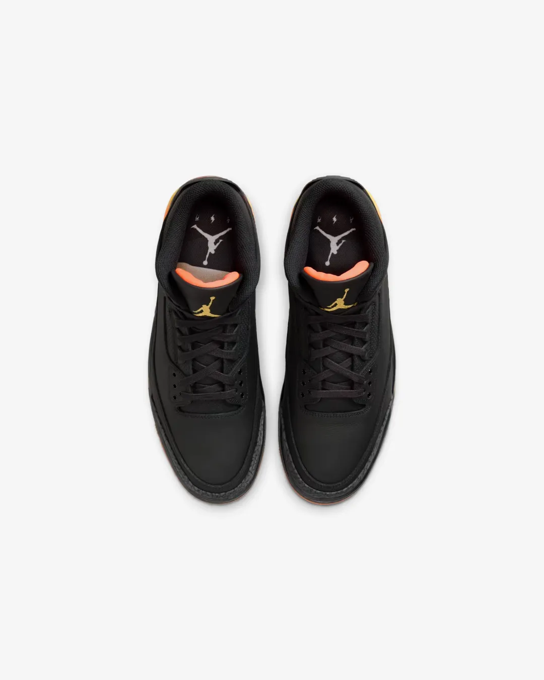 running in the morning shoes Fresh Foam Air Jordan 3 x J?Balvin ??Rio?? (Black/Solar?Flare/Total?Crimson Abyss)