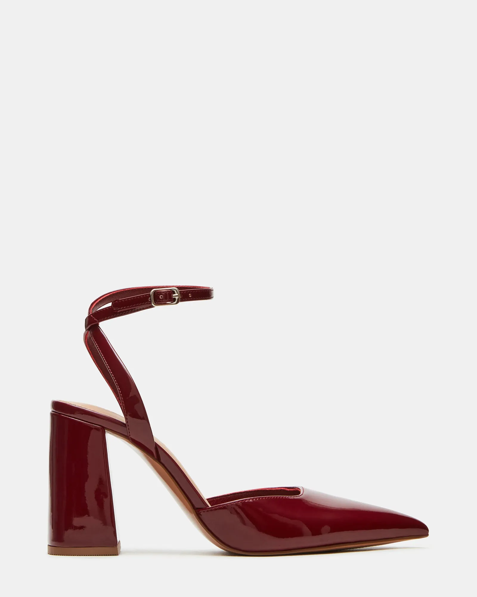 Smart High Heels Sporty Heeled Shoes MATTEA WINE PATENT