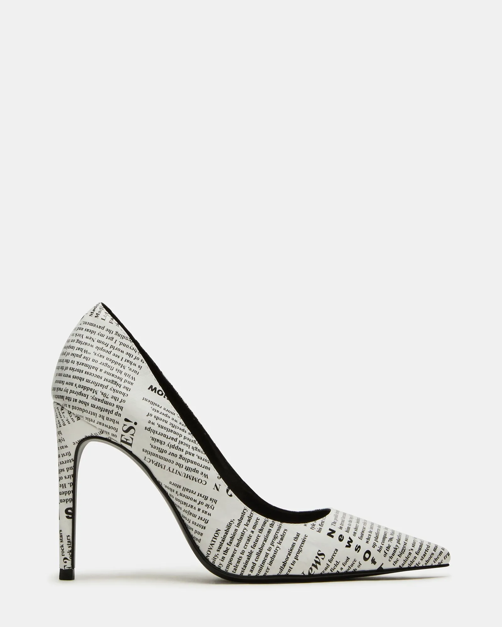 NOIR NEWSPAPER Bridal Footwear Clear Heels