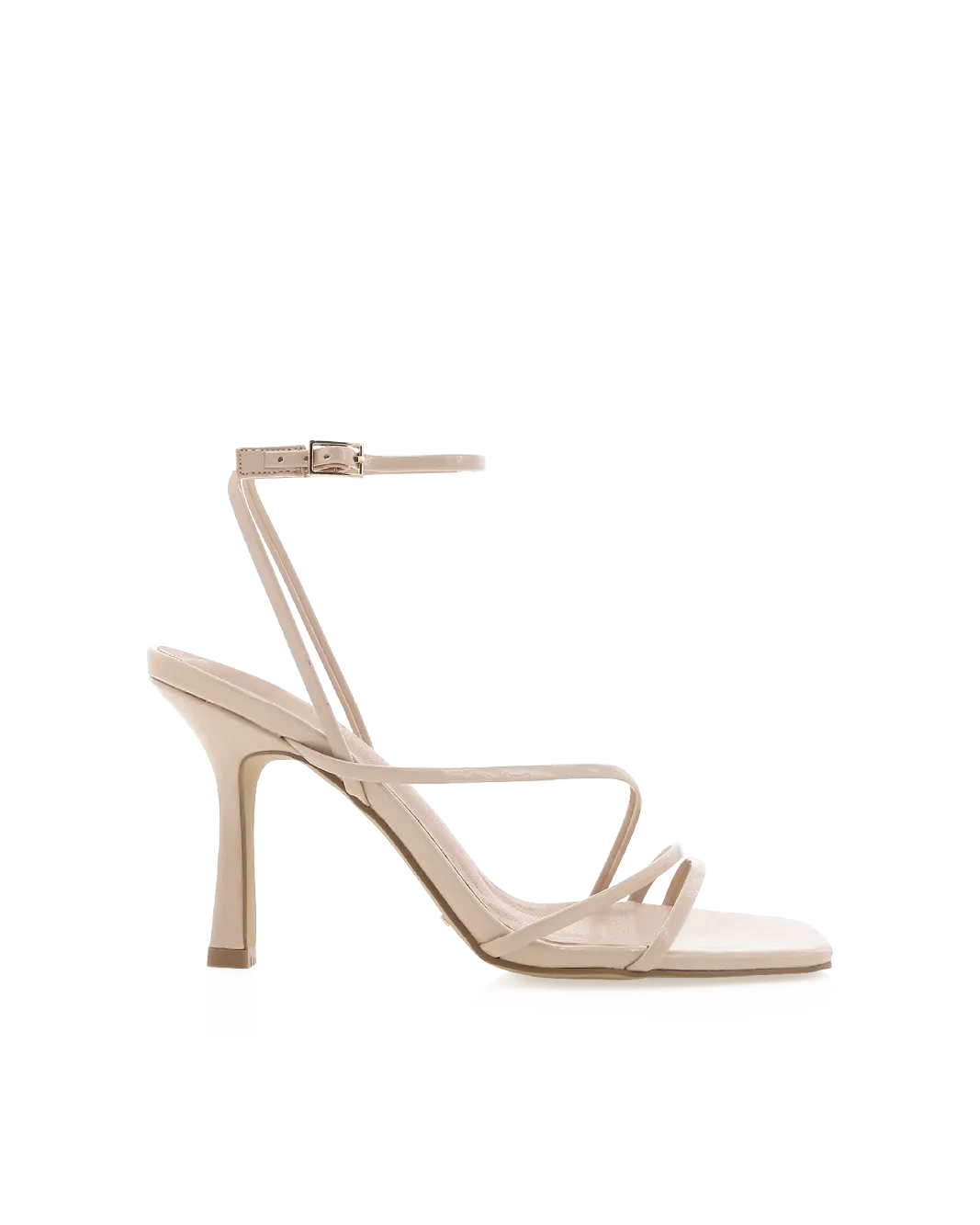 SYLVIA - NUDE PATENT Comfortable Footbed