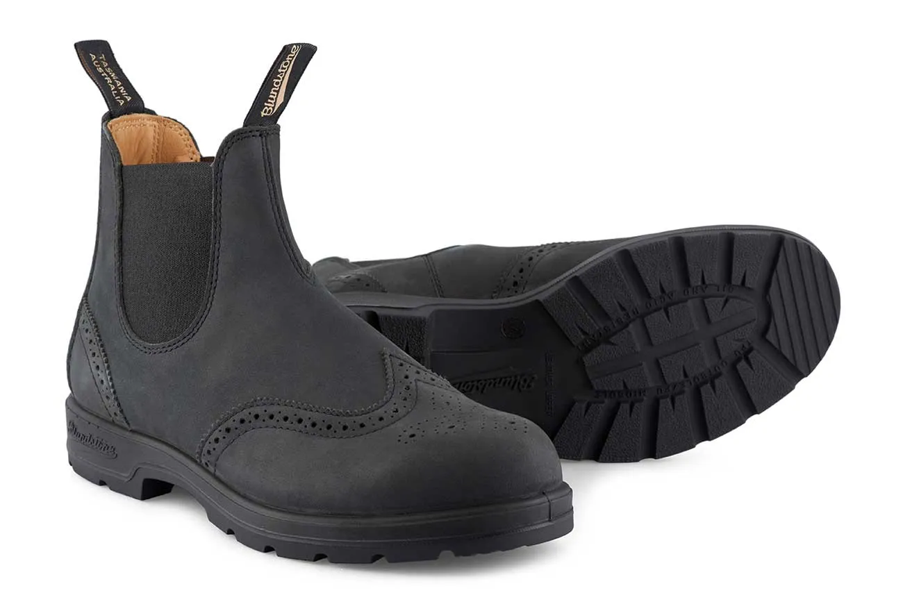 Comfortable Step Blundstone #1472 Rustic Black