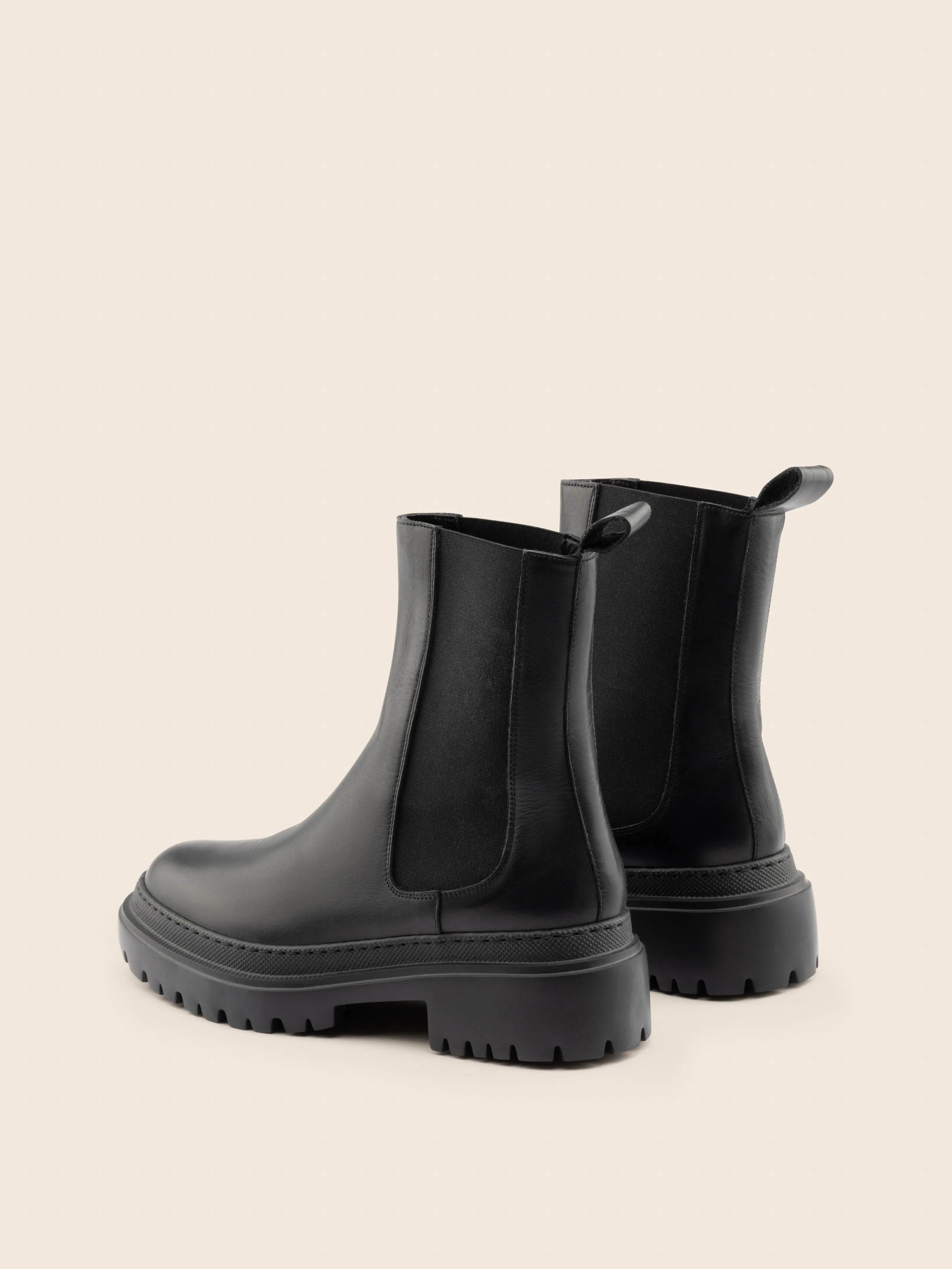 Earth Tones Lace Up Style Corticella Black Leather Unlined Boot