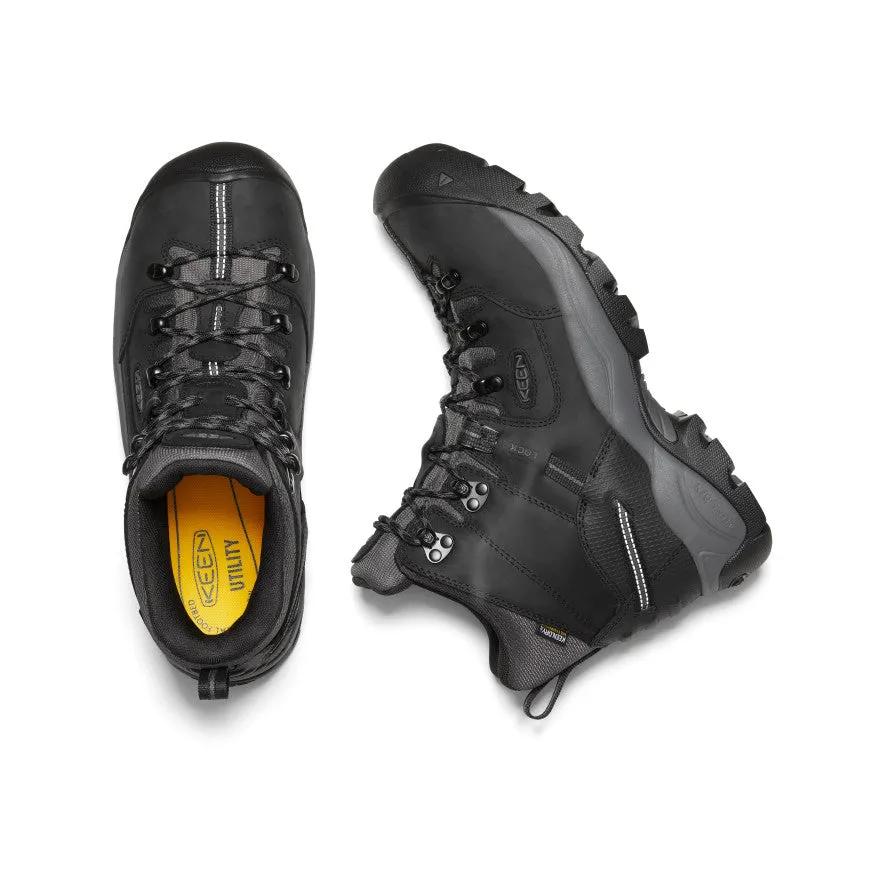 Party Occasion Classic Style Men's Pittsburgh Energy 6" Waterproof Boot (Carbon Toe)  |  Black/Forged Iron