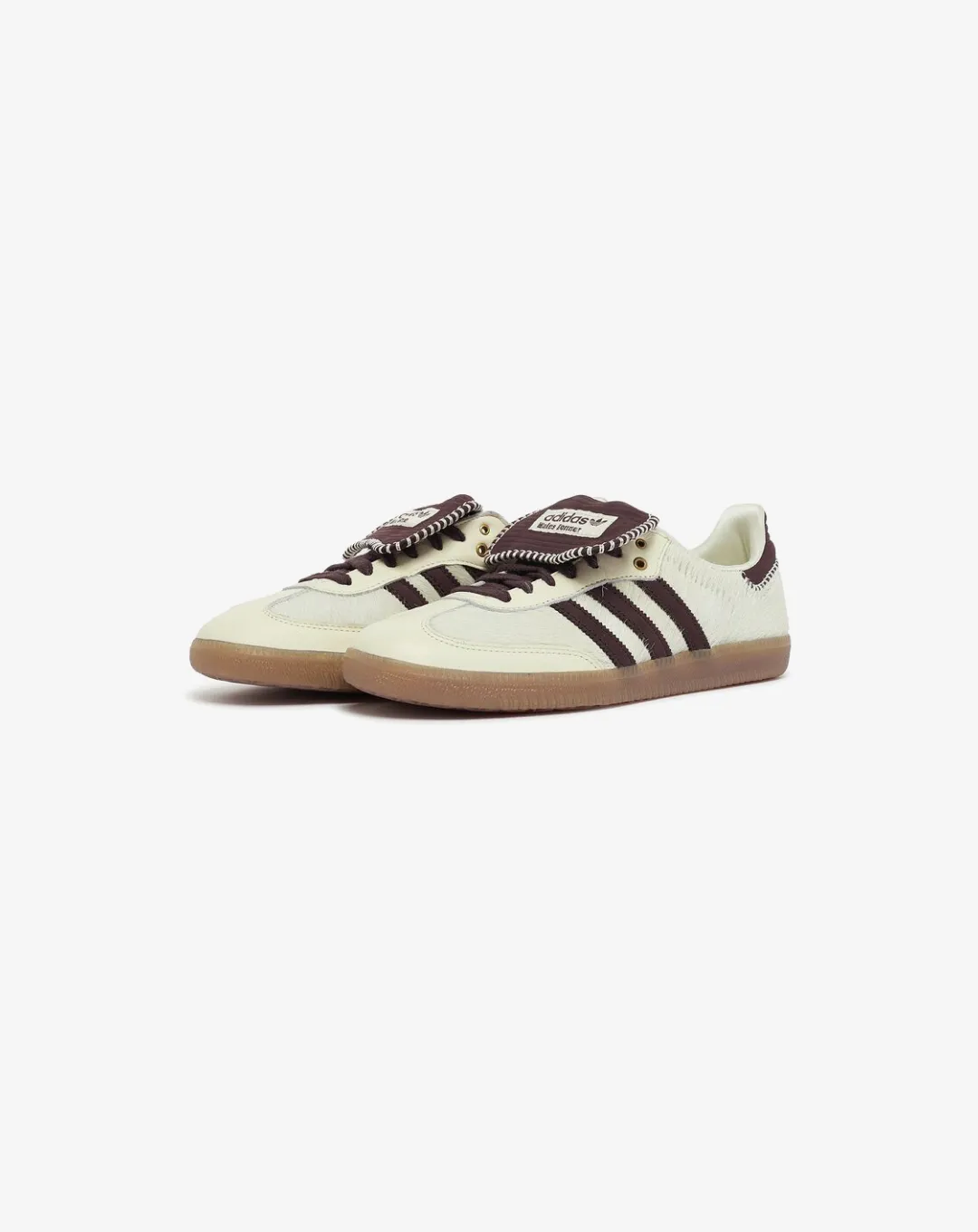 Wales Bonner x Adidas Samba OG Pony Tail-Cream/Gum?? Sneakers Anti Bacterial