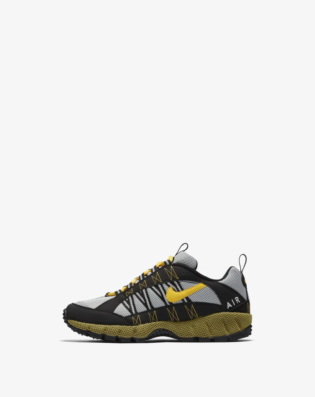 Easy To Clean Lace Tie Nike Air Humara 'Black Varsity Maize' Sneakers
