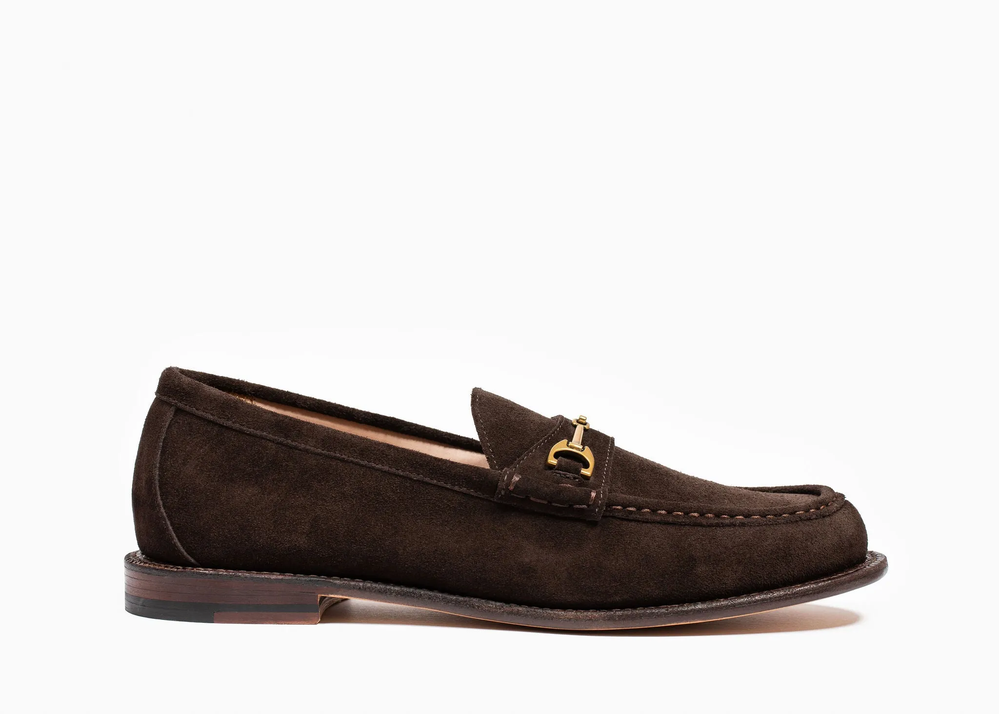 True Grip Horsebit Loafer Espresso Suede