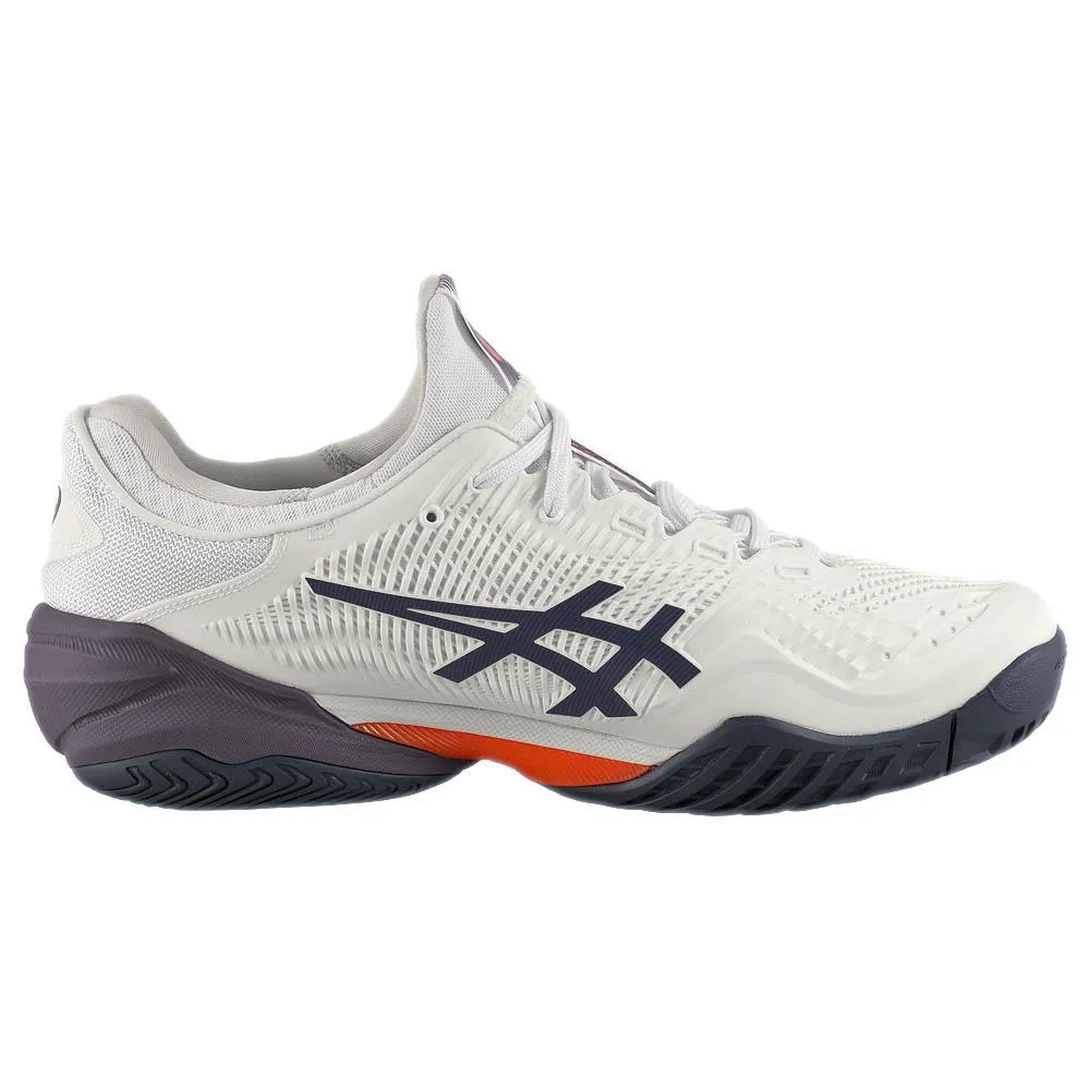 Lightweight Support Walk Ease Asics Men's Court FF 3 - White/Greyish Purple