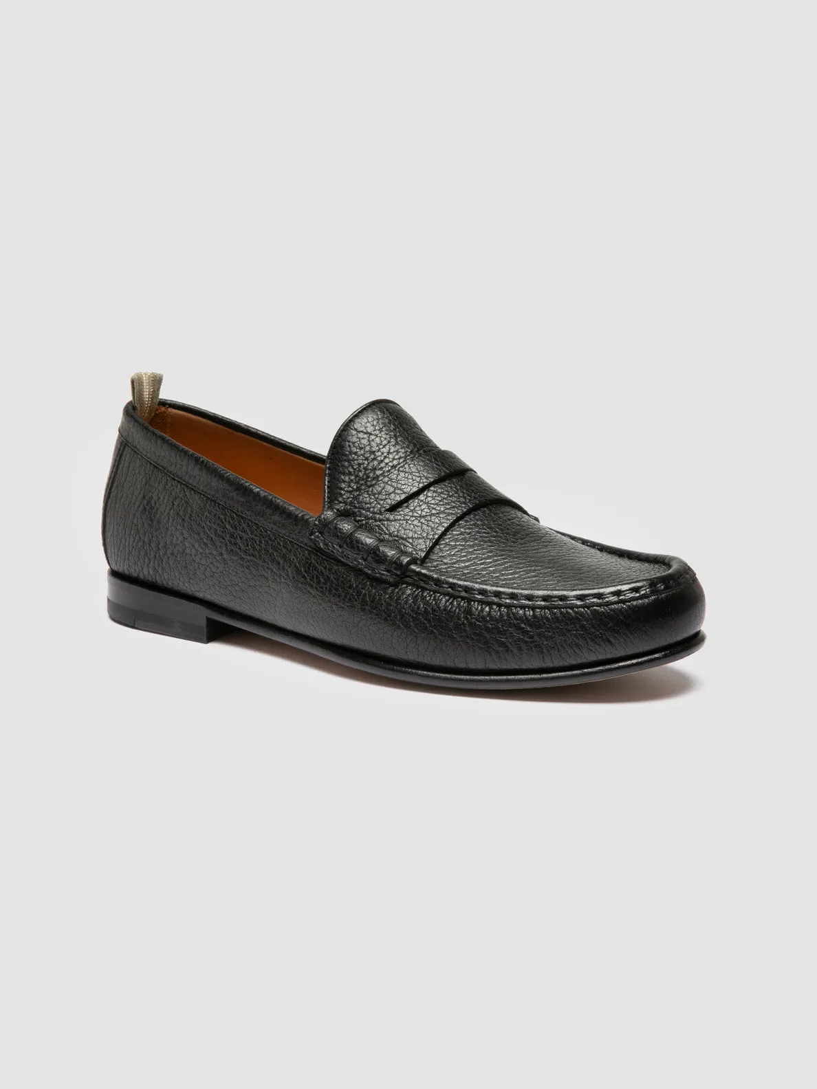 BALFRON 002 - Black Leather Penny Loafer Run All Day