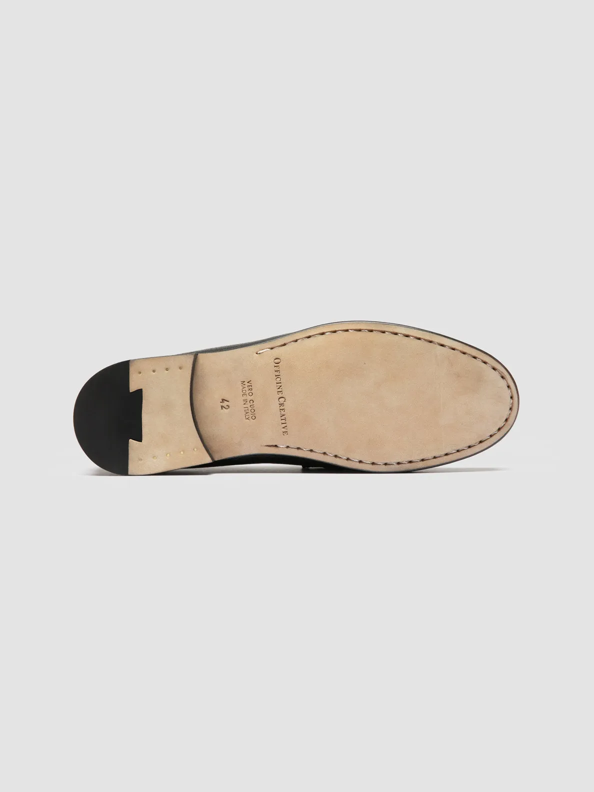 BALFRON 002 - Black Leather Penny Loafer Workout Friendly Sporty Comfort