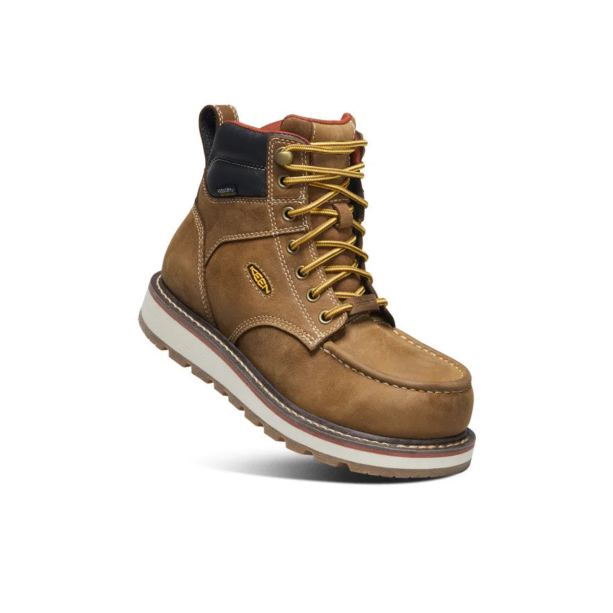Functional Fit Women's Cincinnati 6" Waterproof Boot (Carbon Toe)  |  Belgian/Sandshell