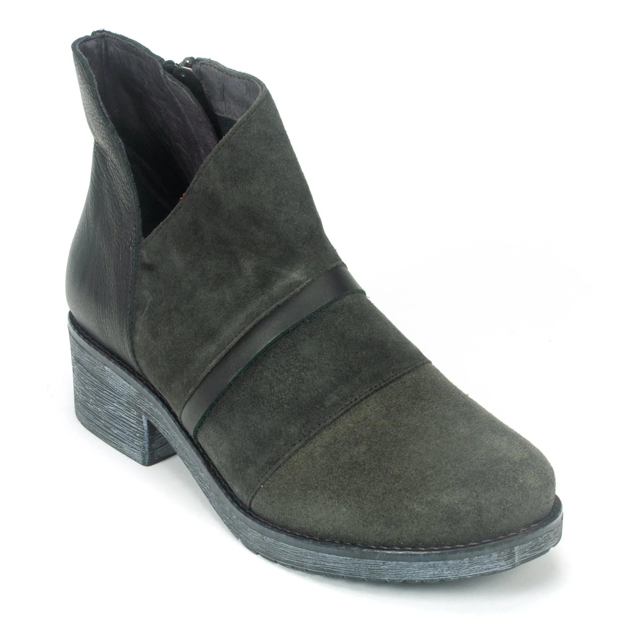 Emerald Bootie (17621) Cushion Heel