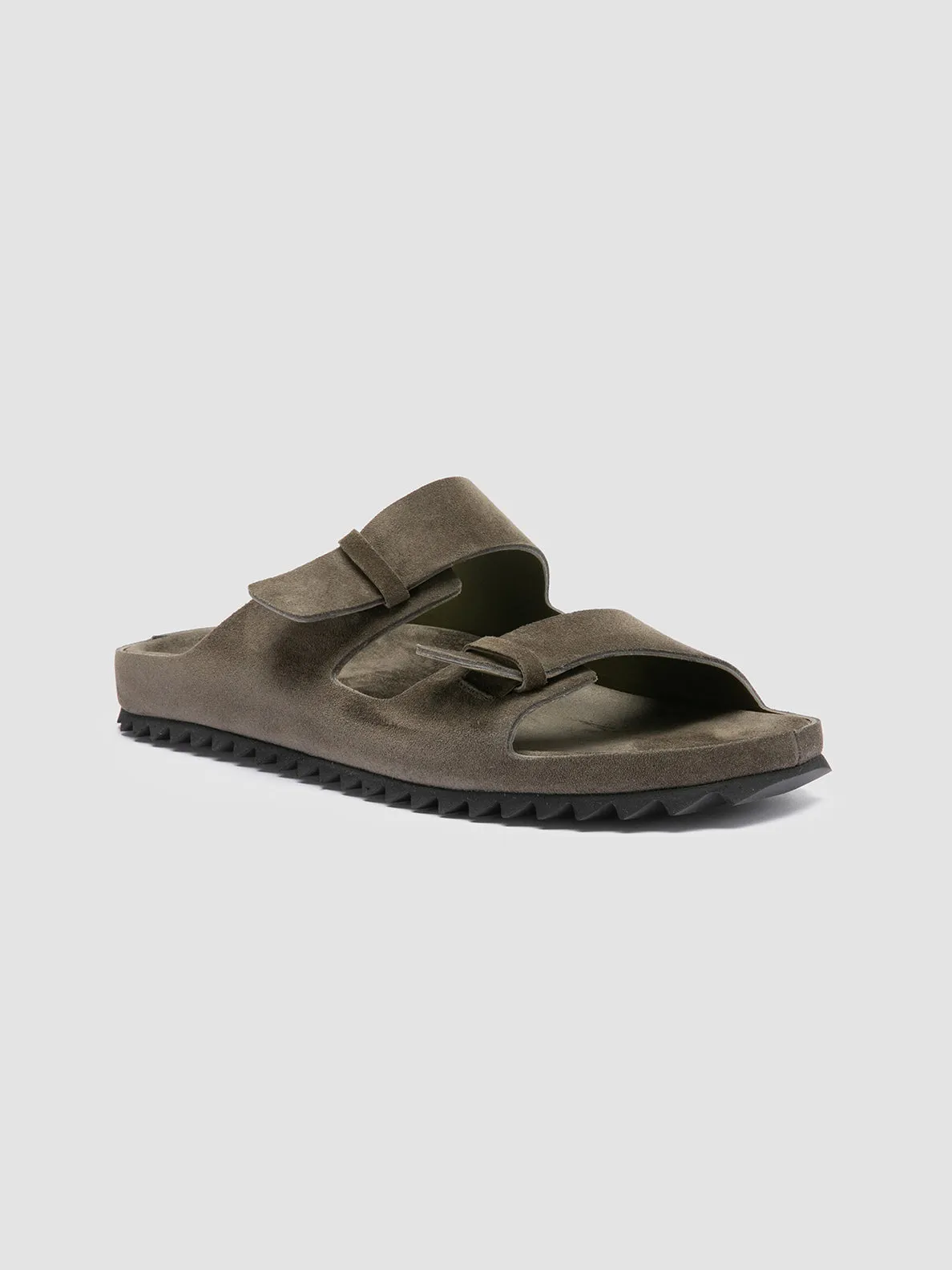 Casual Ease Built-in comfort AGORA?? 002 - Green Suede Sandals