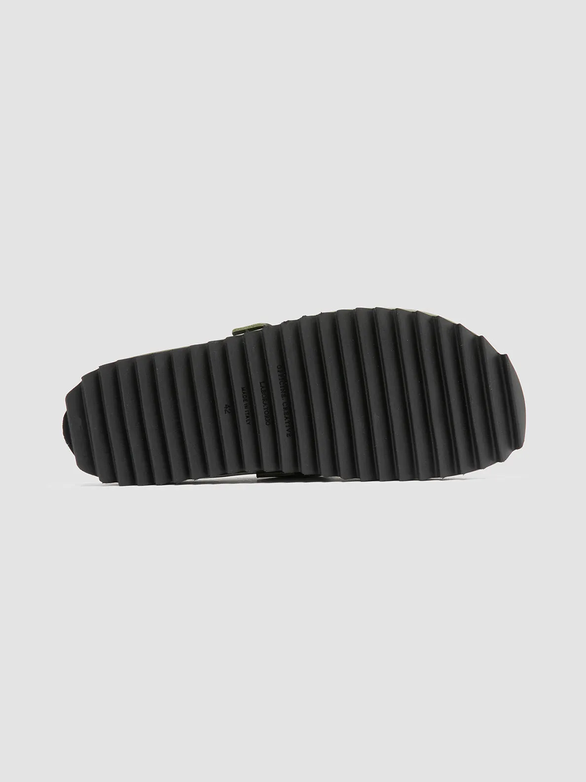 Responsive Feel Run Support AGORA?? 002 - Green Suede Sandals