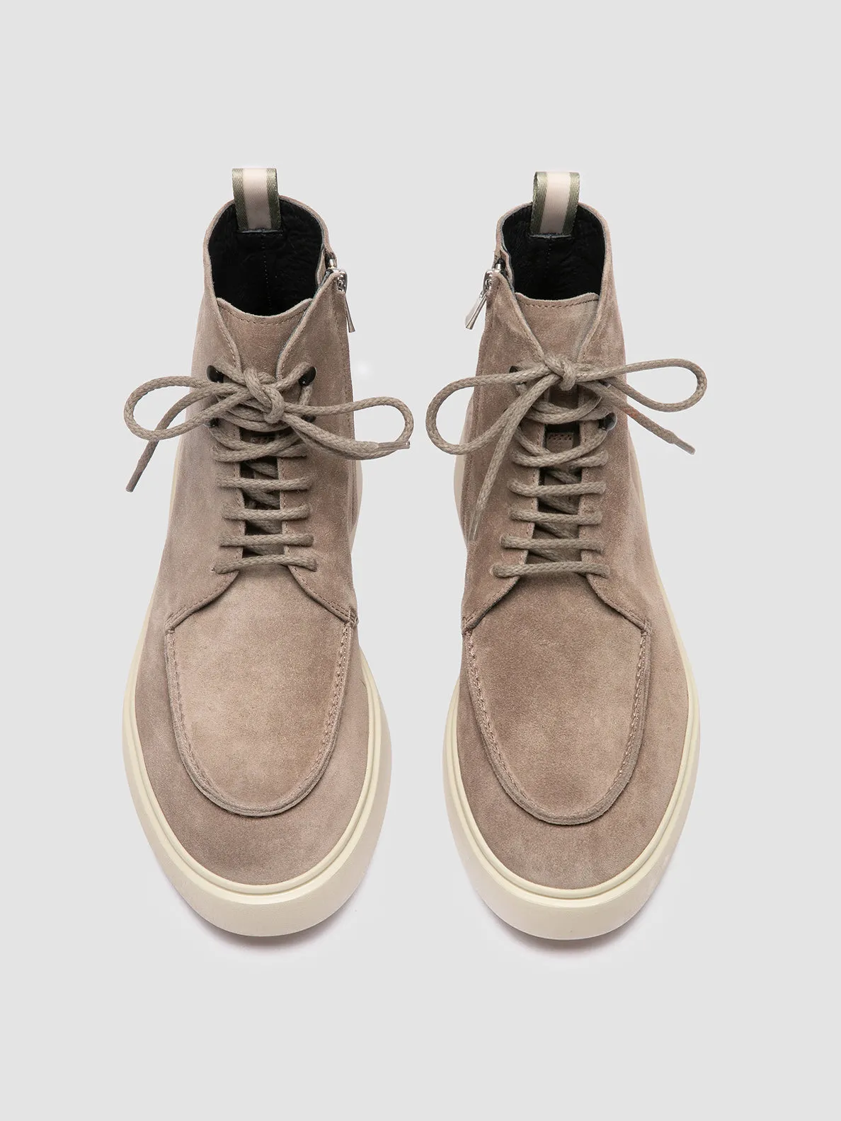 Weekend Vibe Dynamic Style FRAME 004 - Grey Suede Lace-up Boots