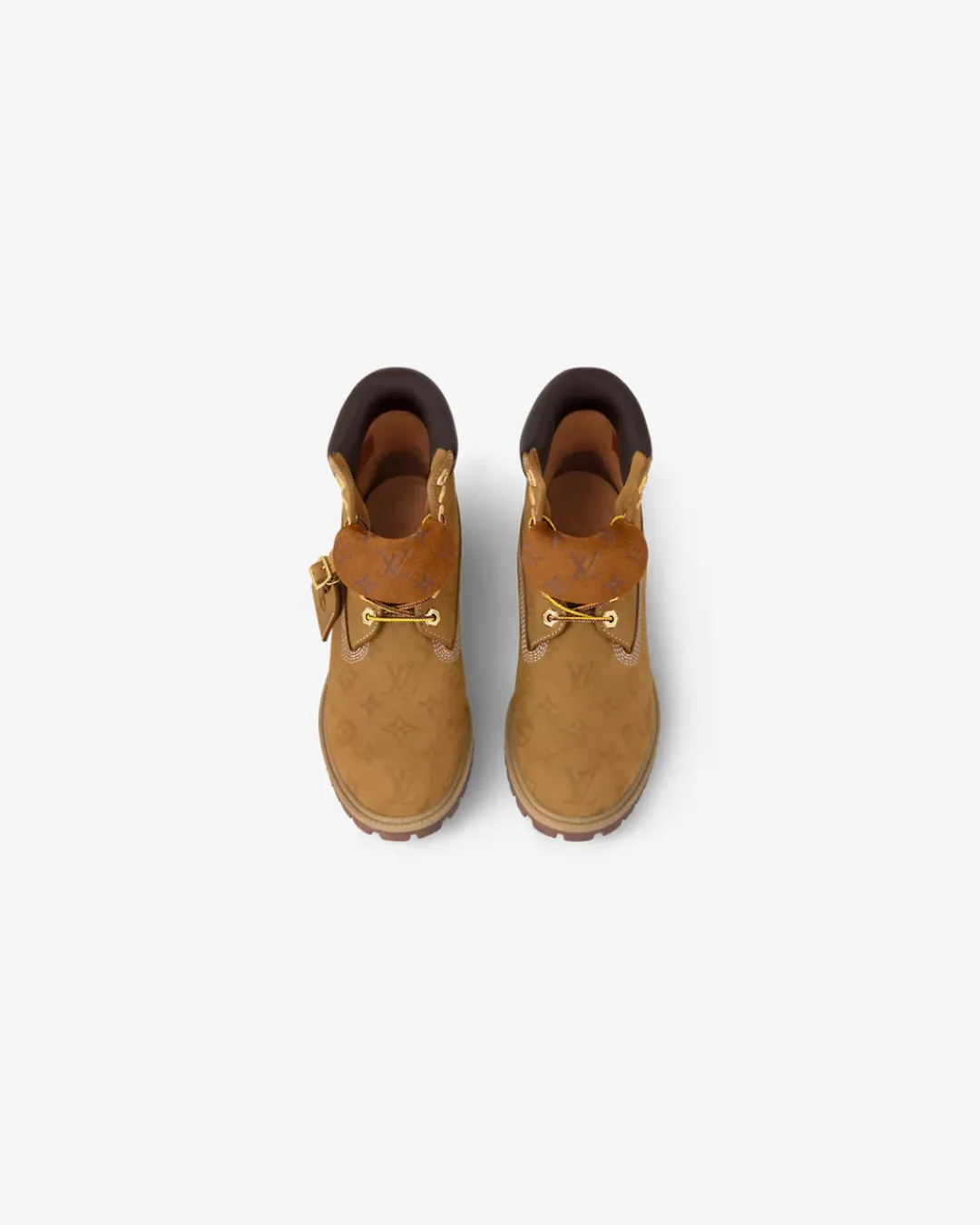 Louis Vuitton Timberland 6" Ankle Boot Wheat Monogram baseball shoes