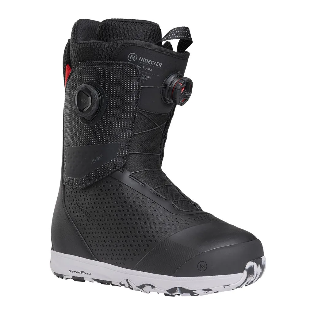 Nidecker 2025 Rift APX Boots - Black Ice Coverage Chilly Adventures