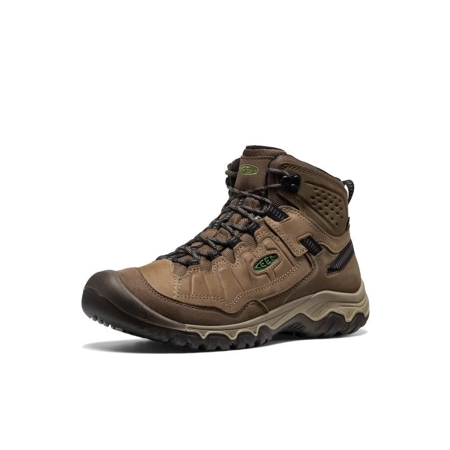 Comfortable Footbed Men's Targhee IV Waterproof Hiking Boot  |  Brindle/Canteen