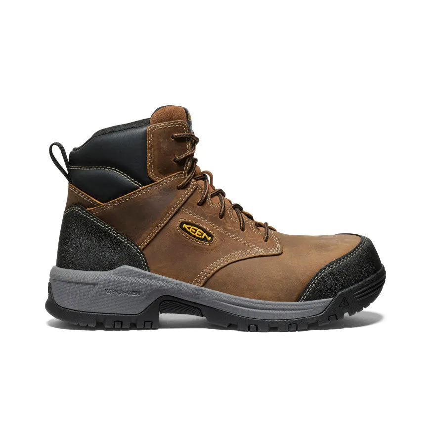 Men's Evanston 6" ESD Boot (Carbon Toe)  |  Bison/Black Robust Build waterproof
