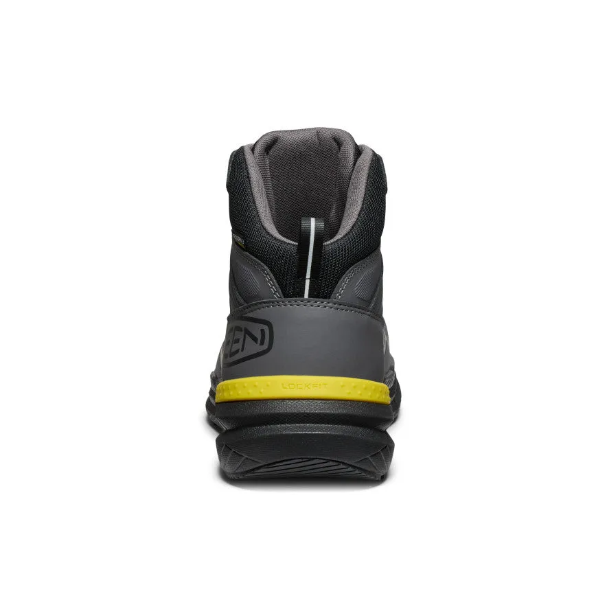 Functional Footwear Smooth Design Men's Synchro Waterproof Work Boot (Carbon Toe)  |  Magnet/Black