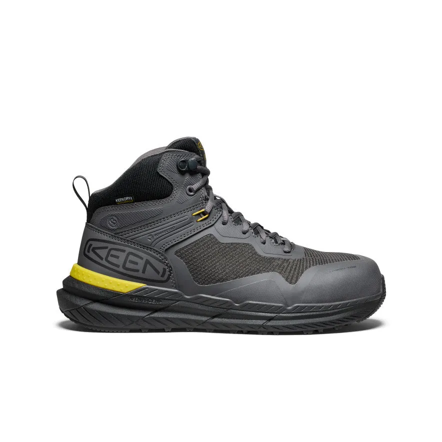 Trail Ready Footwear Men's Synchro Waterproof Work Boot (Carbon Toe)  |  Magnet/Black