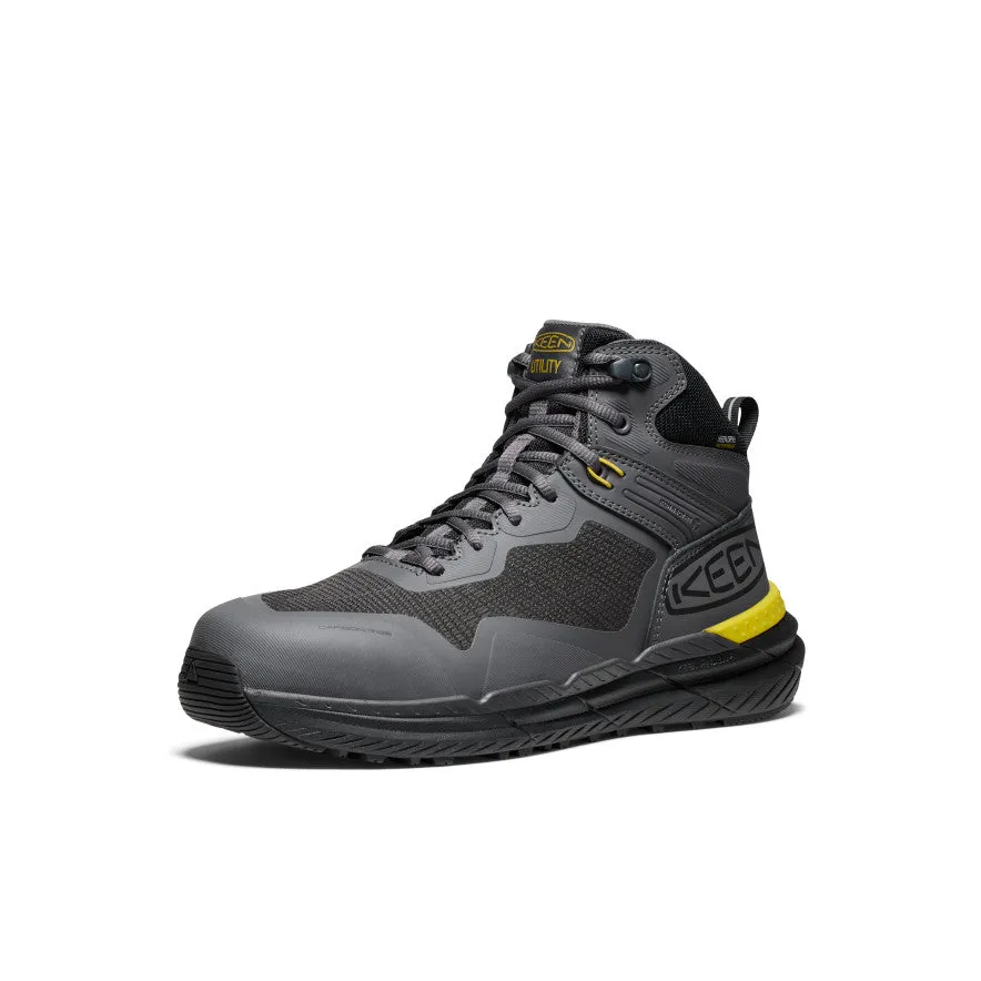 Rain Proof Men's Synchro Waterproof Work Boot (Carbon Toe)  |  Magnet/Black