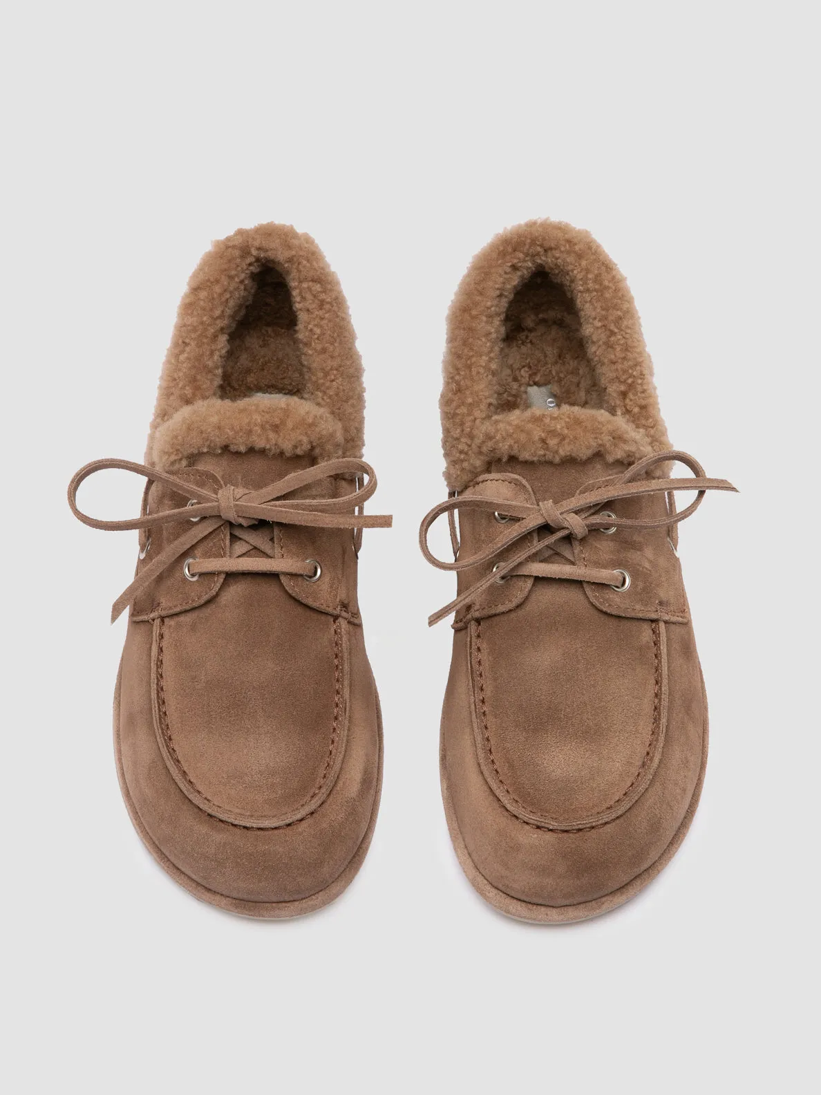 Casual Style Shoes LOVE 103 - Brown Suede Boat Shoes