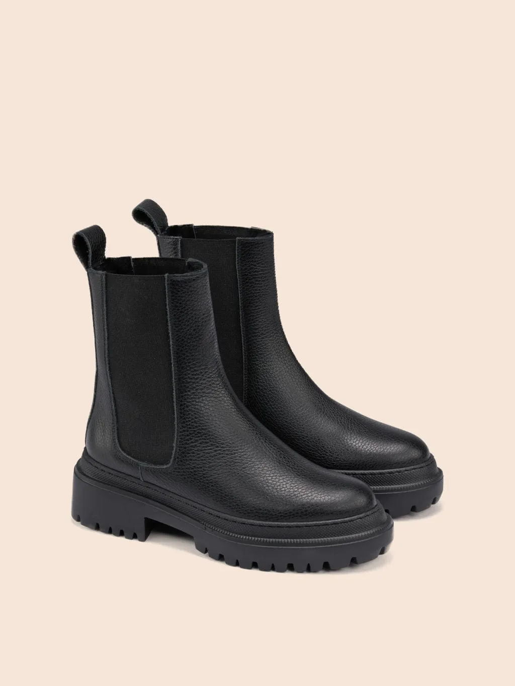 High Shaft Cortina Black Lined Boot