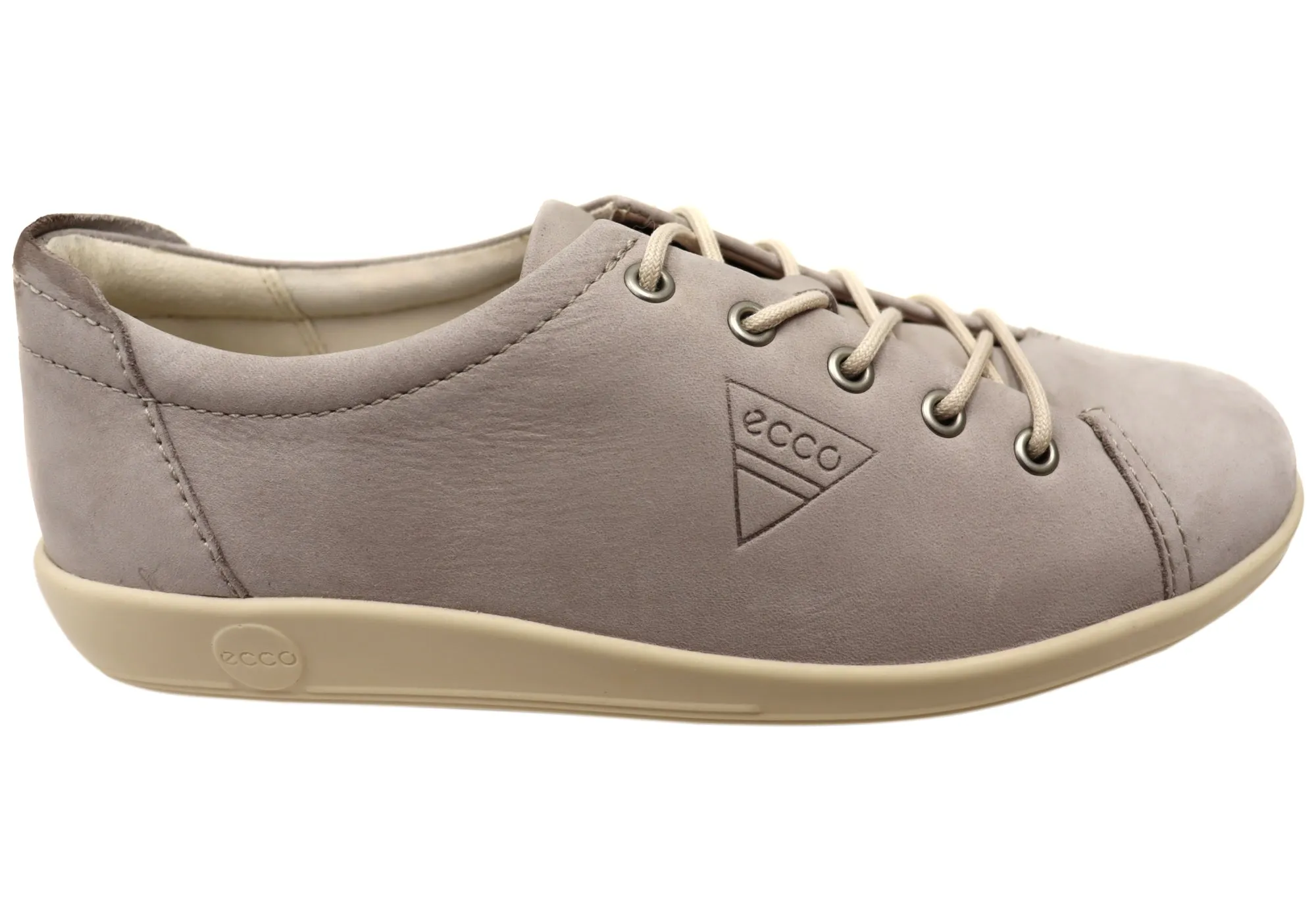 Festival Vibe Mom Safe ECCO Womens Comfortable Leather Soft 2.0 Sneakers Shoes