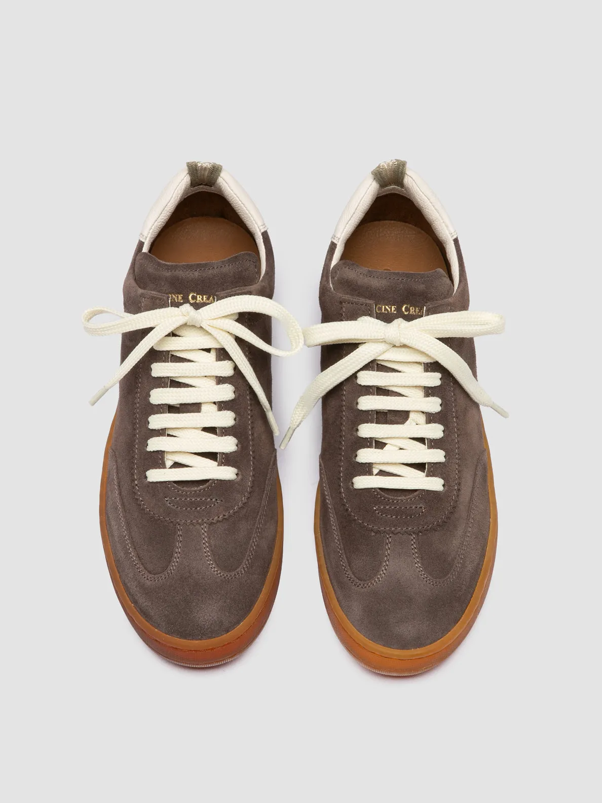 Comfortable Step Shoes Outdoor Escape CHANCE 101 - Taupe Leather and Suede Sneakers