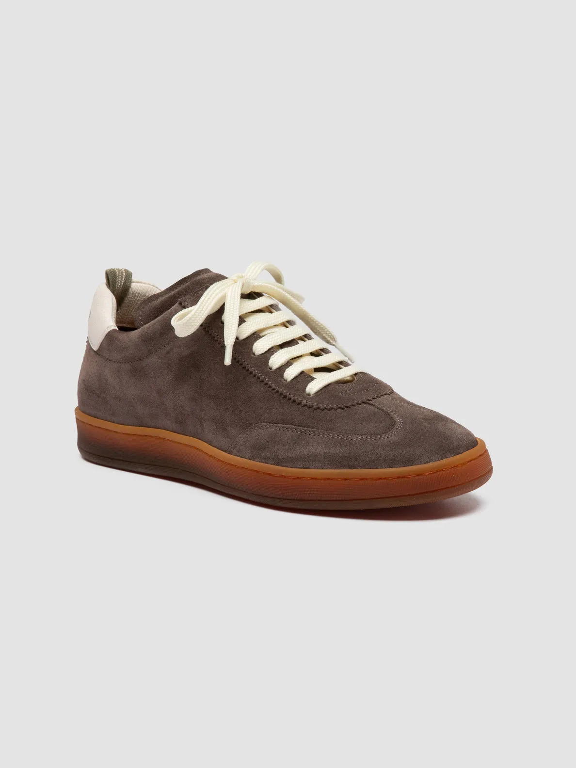 Step Fresh Strong Stitch CHANCE 101 - Taupe Leather and Suede Sneakers