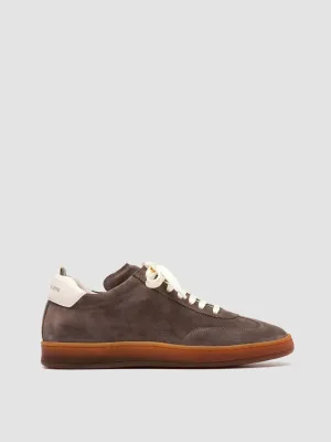 CHANCE 101 - Taupe Leather and Suede Sneakers All People Cloudy Step
