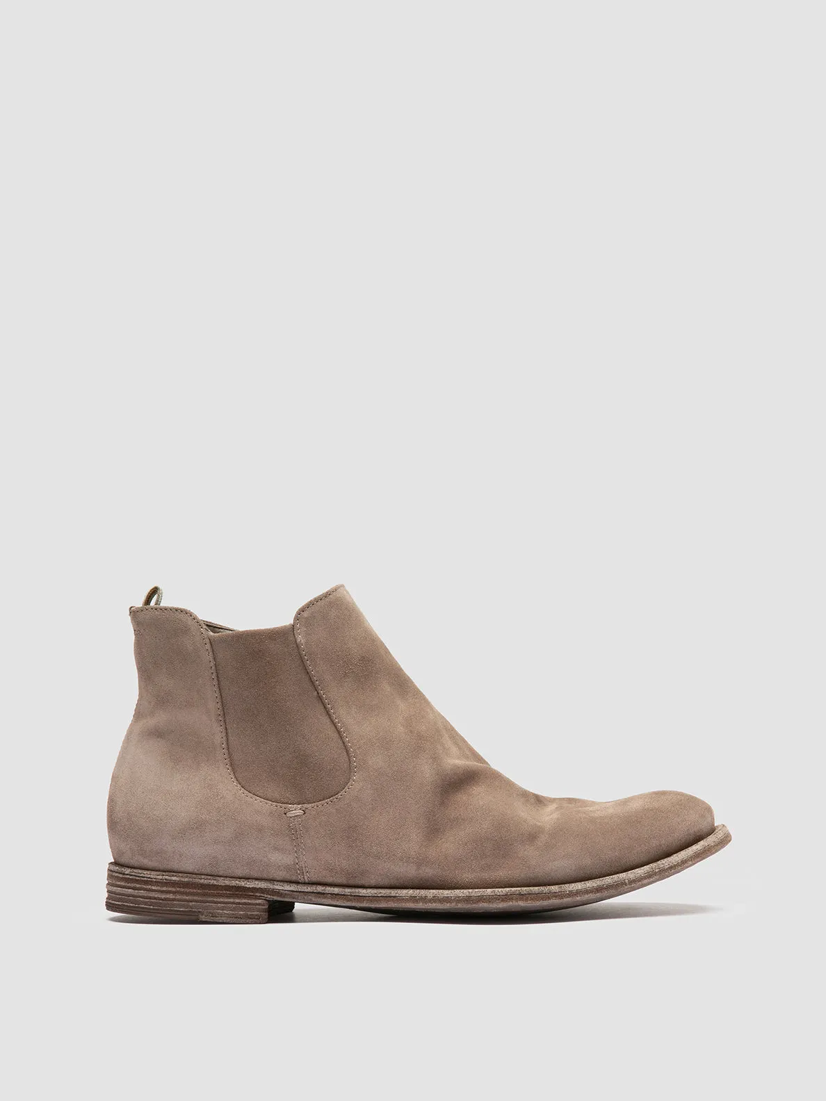 Workout Session ARCHIVE 514 - Grey Suede Zipped Boots