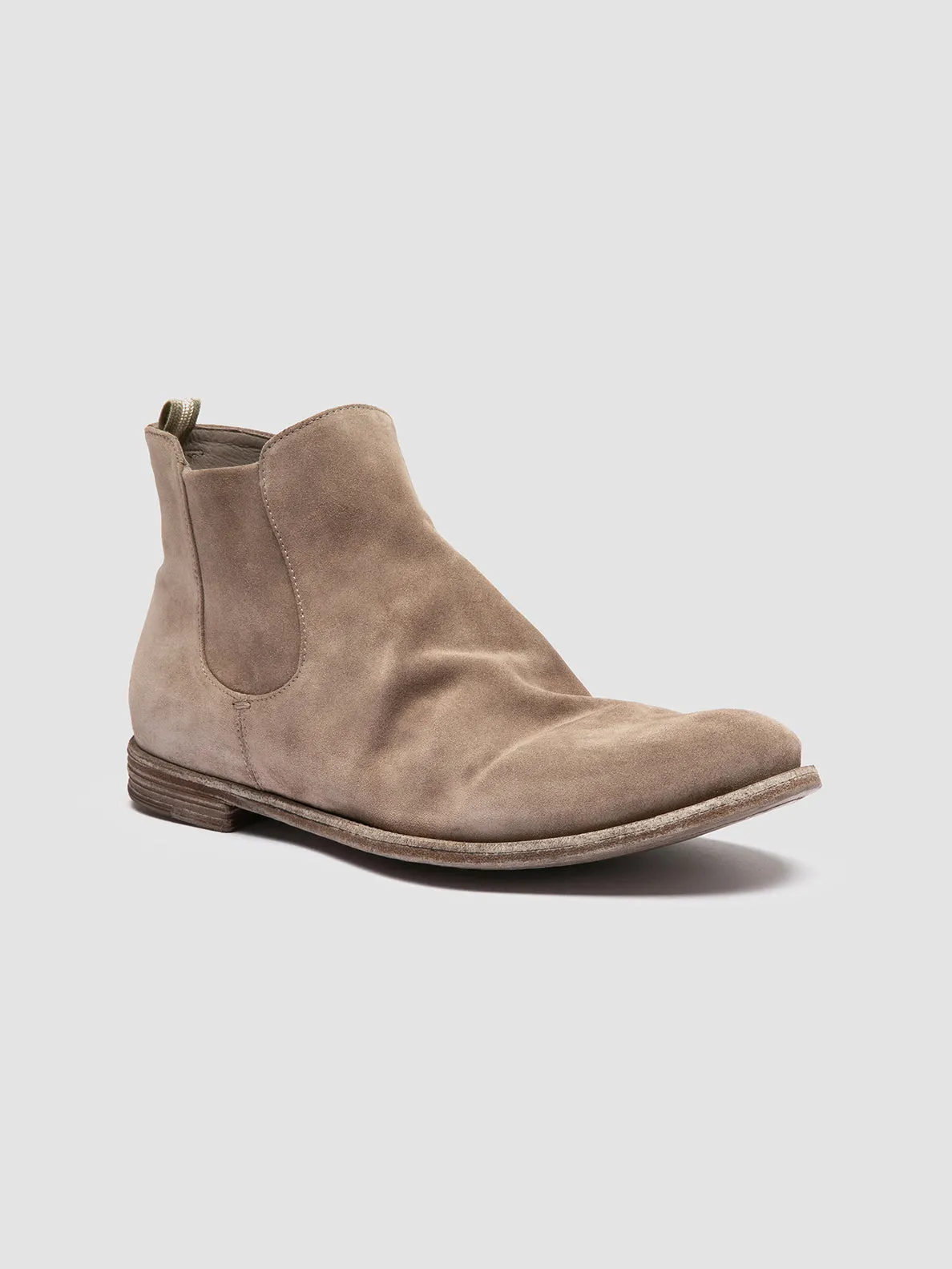 ARCHIVE 514 - Grey Suede Zipped Boots Urban Runner Relaxed Fit