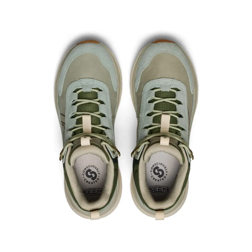 Crisp Look Light support Women's Leiki Waterproof Leather Hiking Boot  |  Iceberg Green/Bronze Green