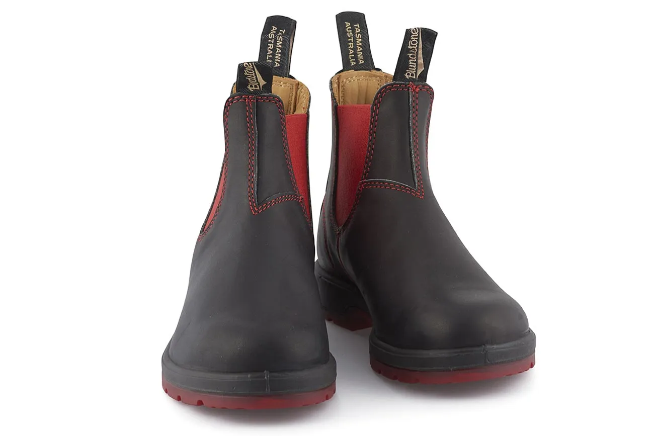 Timeless Appeal Flexible Blundstone #1316 Heritage Black Red