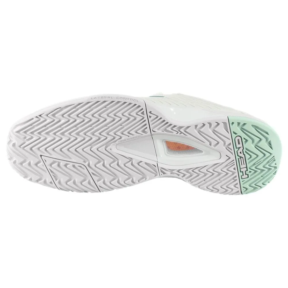 Long Wear Shock-absorbent Head Women's Revolt Pro 4.5 - White/Aqua
